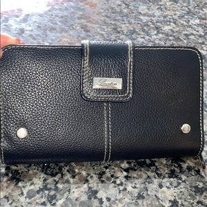 Buxton black leather wallet!